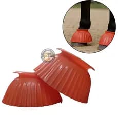 Par Cloche Casco Cavalo Borracha Proteção Vaquejada Cavalgada
