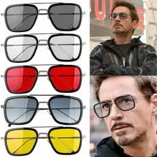 Óculos Tony Stark Iron Man Esquerda Para Homem Aranha Longe De Casa Edith Glasses Men Sunglasses