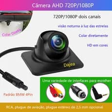 Dajea  {Câmera AHD 720P/1080P}  Câmeras com visão lateral esquerda e direita, visão noturna de alta definição, adequadas