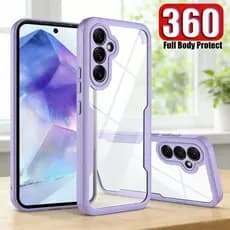 Capa 360 Transparente Para Samsung Galaxy A57 A37 A17 A07 A56 A36 A26 A16 A06 A15 A25 A35 A55 A14 A24 A34 A54 A13 A23
