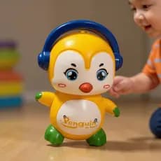 URSO Fujão aperta e anda brinquedo divertido menino e menina