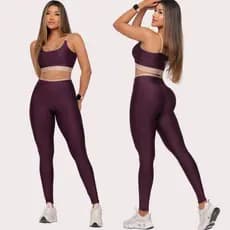conjunto fitness, top confortavel, calça zero transparencia , suplex, feminino