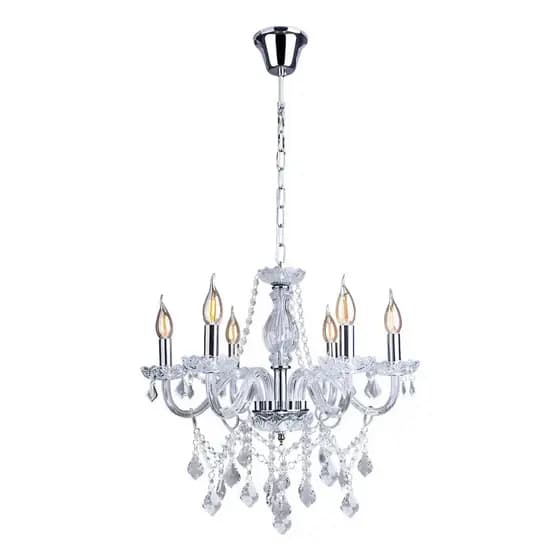 Lustre Teto Pendente Candelabro LED Elegante Cristal K9 58cm - Luminária Moderna Para Sala de Jantar e Hall Bivolt
