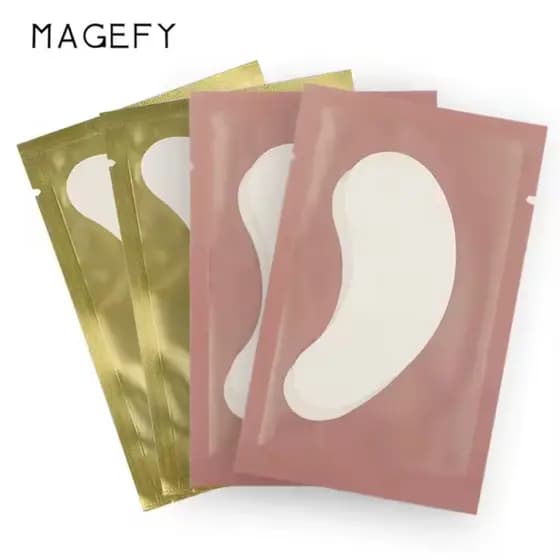 Pads Protetor Palpebras Gel Extensão Cílios 50 unidades