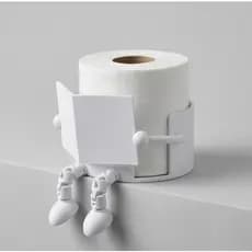 Suporte Papel Higiênico Criativo Boneco Porta Rolo Banheiro Decoração Divertida Organizador