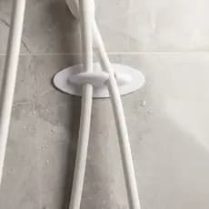 Suporte Organizador de ducha para Banheiro Adesivo Porta Cabos Chuveiro Gestão de Cabos Parede