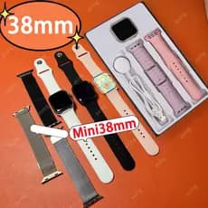 Smartwatch 38mm 2-in-1 Relógio 9 mini chamada de voz de esportes relógio Gift Set feminino Relógio masculino