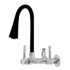 Torneira Flexível Parede Com Saida Para Purificador de Água Engate Rápido 6mm Metal