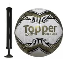Kit Bola de Futebol Society Topper Original + bomba de encher
