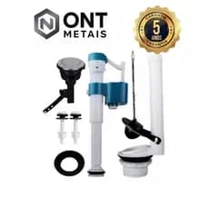 Kit para Caixa Acoplada Universal Completo Acionamento Botão Superior Descarga Banheiro