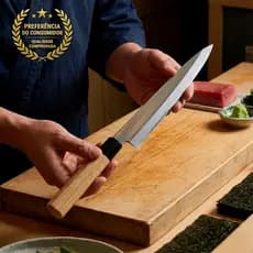 Faca Peixe Sushi Sashimi Yanagiba Cozinha Oriental Tipo Japonesa Salmão 8”