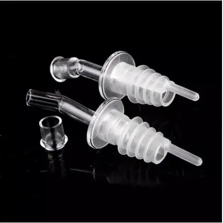 Dosador Rolha Garrafa Bico Kit 2 Unidades Azeite Vinho Bebidas Bar Cozinha