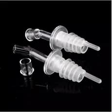 Dosador Rolha Garrafa Bico Kit 2 Unidades Azeite Vinho Bebidas Bar Cozinha