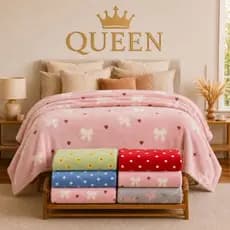 Cobertor Queen 220x240 Manta Dupla Face Quentinho Frio Inverno Fofo
