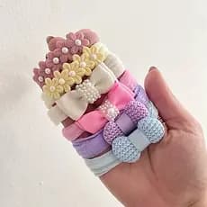 Kit 6 Faixinhas para Bebê | Laços para Recém-Nascida | Saída de Maternidade