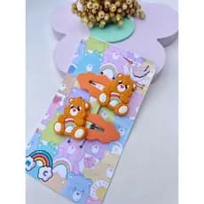 Tic Tac Infantil Ursinhos Carinhosos | Presilha de Cabelo para Menina | Acessório de cabelo