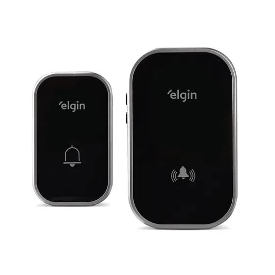 Campainha Sem Fio Elgin Bivolt Alcance 280 Metros Livres Com 36 Toques