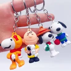 1pc Chaveiro Charlie Brown Snoopy Action Figure Brinquedos Figura De Ação