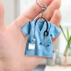 Chaveiro Plano 2D Personalizado Para Vestuário De Enfermeira-Porta-Cartão De Identificação Hospitalar , Design De Corren