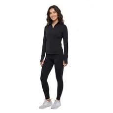Conjunto Fitness Feminino com Casaquinho e Legging Cós Alto em Suplex – Jaqueta com Zíper Passa Dedo