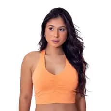 Top Sem Bojo Fitness Microfibra Academia Feminino Sutiã Sustentação Confortável Dia Dia Moda