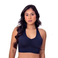 Top Microfibra Sustentação Sem Bojo Feminino Fitness Sutiã Academia Confortável Dia Dia Moda
