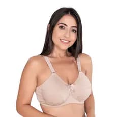 Sutiã Alta Sustentação Sem Bojo Feminino Alça Regulagem Reforçada Confortável Dia Dia Moda