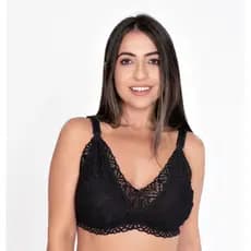 Sutiã de Amamentação em Renda Reforçado Feminino Confortável Pós Parto Removível