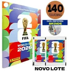 Álbum Oficial Copa Do Mundo FIFA 2026 Brochura + 7/21/35/70 Figurinhas Pacotes Colecionáveis Originais + Brinde Capa