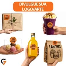 Etiquetas Rótulos Personalizados Adesivos Autocolante Lavável Decoração Para Logo Marca Arte 3X3cm
