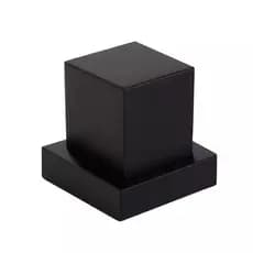 Acabamento Registro Quadrado Abs Preto Padrão Deca º