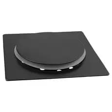 Ralo Click Inteligente Quadrado 9,5x9,5cm Metal Preto