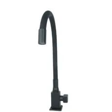 Torneira Gourmet Quadrada Flex 100% Metal Bancada all Black 4168