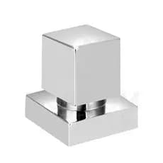 Acabamento Quadrado Registro Cromado Padrão Deca em Metal - C77