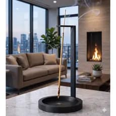 Incensário Decorativo Moderno 22cm Porta Incenso suporte Invertido Zen Relaxamento e Yoga