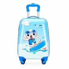 Mala Bolsa De Viagem Infantil 8KG Menino Escolar Rodas 360° Em ABS  Resistente