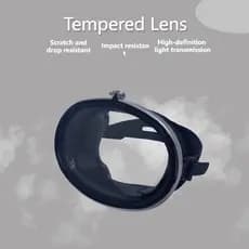 Óculos De Natação HD De Vidro Temperado Máscara De Mergulho Em Aço Inoxidável Máscaras Com Snorkel De Armação Grande