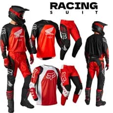 2022 FOX/HONDA Fatos De Motocross Motociclismo Roupas De Jersey Calças Combo Conjunto De Equipamento Para Bicicleta De Sujeira Offroad
