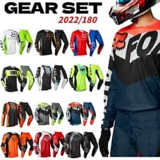 2022 Orange Fox 180/360 Conjunto Racing Gear Set Top Motocross Camisa E Calças