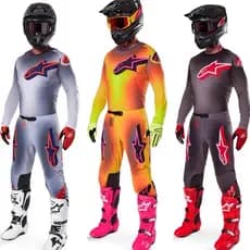 ALPINESTARS 2025 SUPERTECH LIPAN Amarelo/Rosa Conjunto De Engrenagens A-star Dirt Bike Motocross MTB MX ATV Motocicleta
