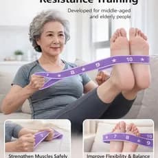 【Fortaleça Suas Pernas】[Improve Mobility & Stability] Faixa Para Yoga/Faixa Elástica/Faixa Para Exercício