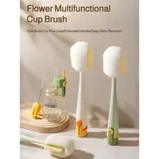 [Multifuncional] [Eficiente e Compacto] Escova de Copos/Diário/Portátil Escova/Copo/Portátil