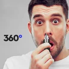 Máquina de Cortar Pelos Cortador  Nariz e Ouvido Nose Ear Hair Trimmer Aparador Removedor de Pelos