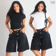 Kit 2 Blusa Baby Tee Feminina Slim Fit Alta Compressão Moda Casual Versátil Ajuste Perfeito Para Várias Ocasiões