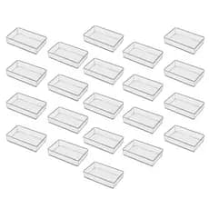 Kit Organizadores de Gavetas Modular Multiuso Geladeira Maquiagem Escritorio Acrilico Cristal Grande