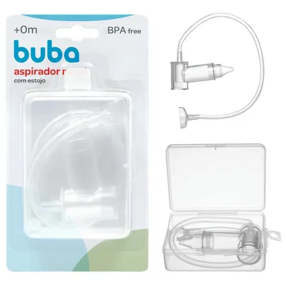 Aspirador Nasal de Sucção com Estojo Buba
