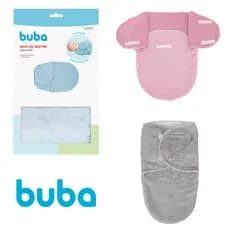 Saco de Dormir Bebê Com Velcro Super Soft Buba Charutinho Confortável