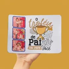 kit 10 Mouse Pad Retangular P/ Sublimação - Retangular Quadrado Redondo 15x21 sublimavel