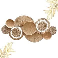Kit Peneiras De Palha - Decoração Praia - Composição Estrela