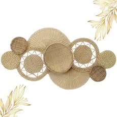 Kit Peneiras De Palha - Decoração Praia - Composição Parede